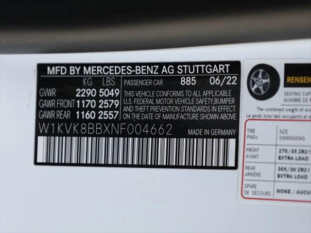 2022 Mercedes-Benz SL AMG SL 63 4MATIC