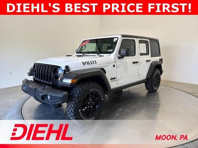 2021 Jeep Wrangler Unlimited Willys 4x4 2021 Jeep Wrangler Unlimited Willys 4x4