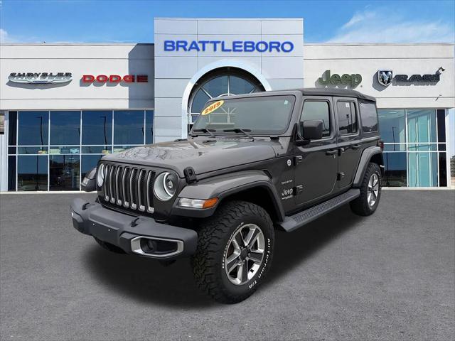 2019 Jeep Wrangler Unlimited Sahara 4x4 for sale in Brattleboro, VT