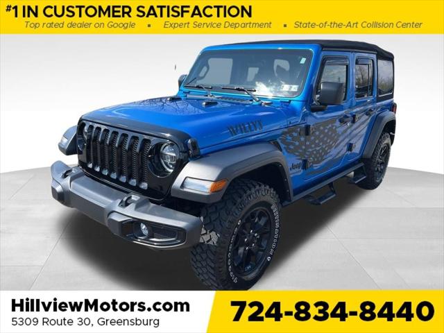 2022 Jeep Wrangler Unlimited Willys 4x4 2022 Jeep Wrangler Unlimited Willys 4x4