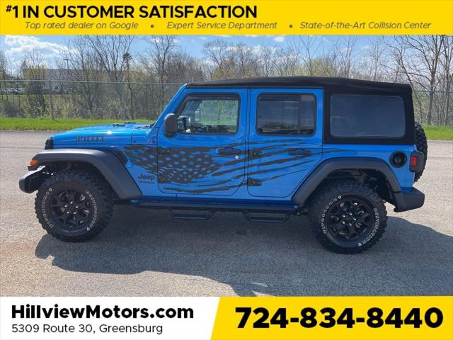 2022 Jeep Wrangler Unlimited Willys 4x4 2022 Jeep Wrangler Unlimited Willys 4x4