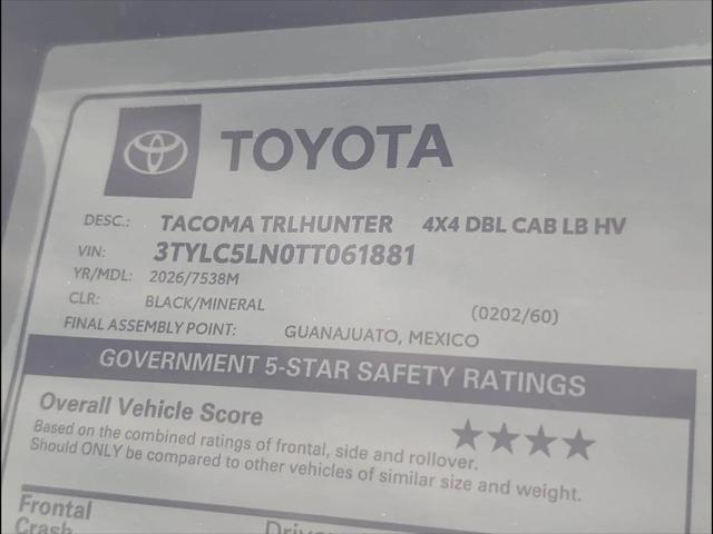 2026 Toyota Tacoma Trailhunter