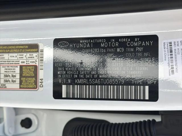 2026 Hyundai Palisade Hybrid Blue SEL 8P