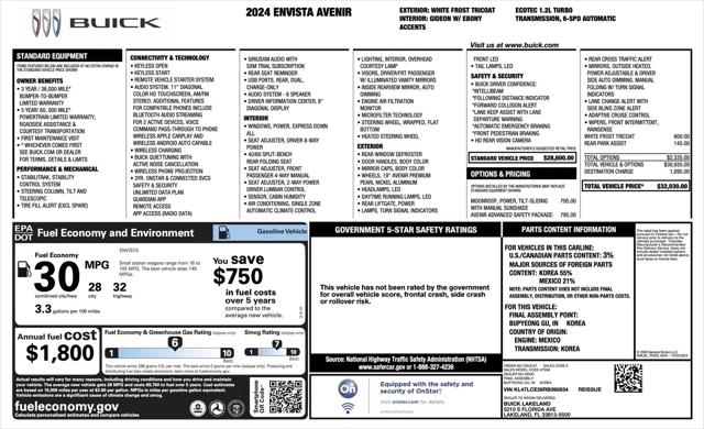 2024 Buick NV Avenir FWD