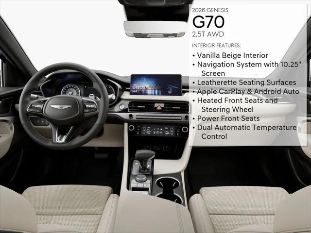 2026 Genesis G70 2.5T AWD