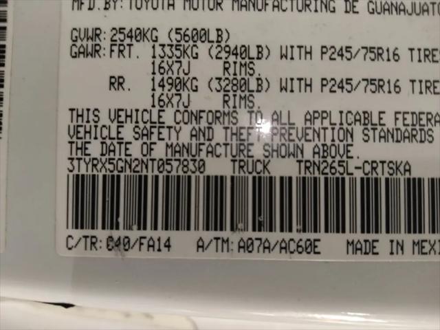 2022 Toyota Tacoma SR