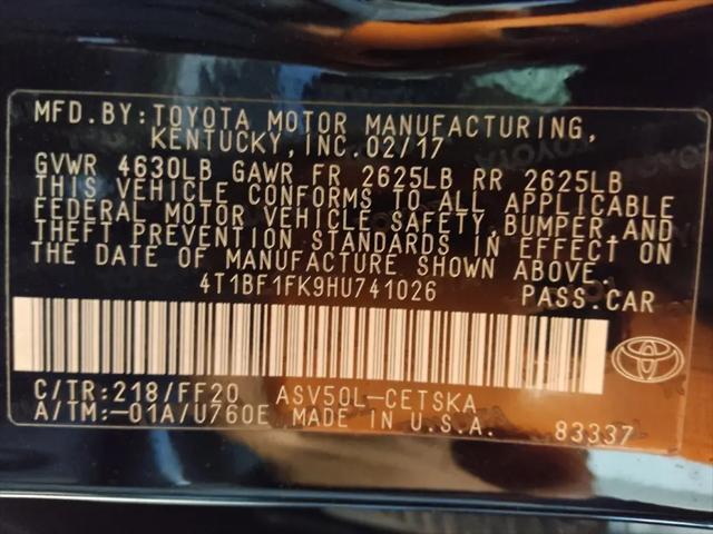 2017 Toyota Camry SE