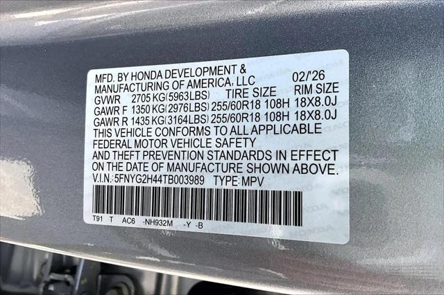 2026 Honda Pilot EX-L