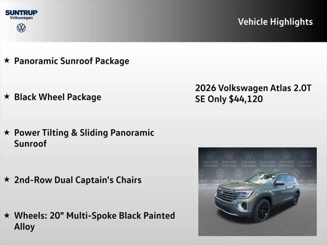 2026 Volkswagen Atlas SE with Technology