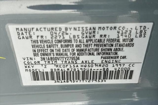 2026 Nissan Sentra SR