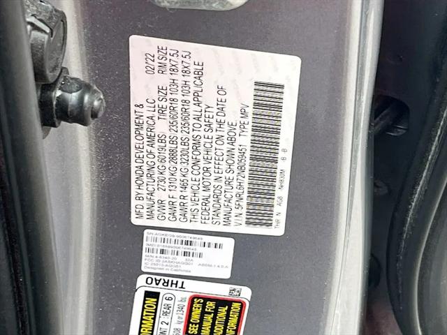 2022 Honda Odyssey EX-L
