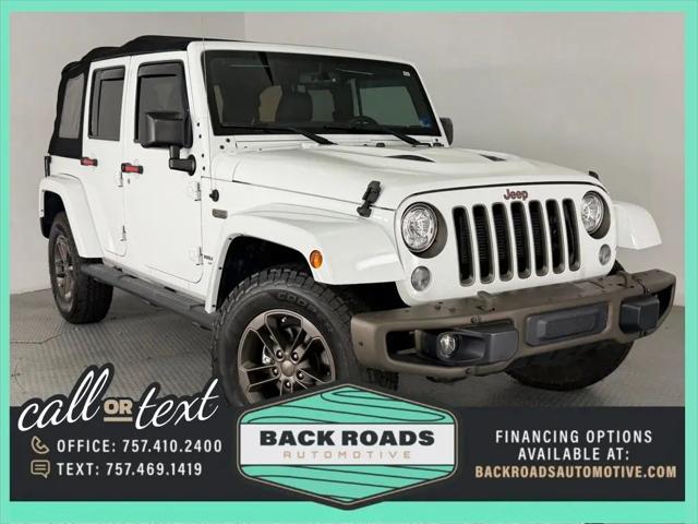 2017 Jeep Wrangler Unlimited 75th Anniversary Edition 4x4 for sale in Chesapeake, VA