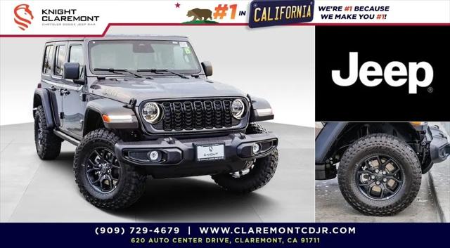 2026 Jeep Wrangler 4-Door Willys 4x4 for sale in Claremont, CA
