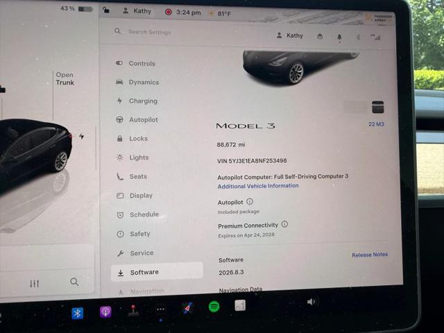 2022 Tesla Model 3 Rear-Wheel Drive