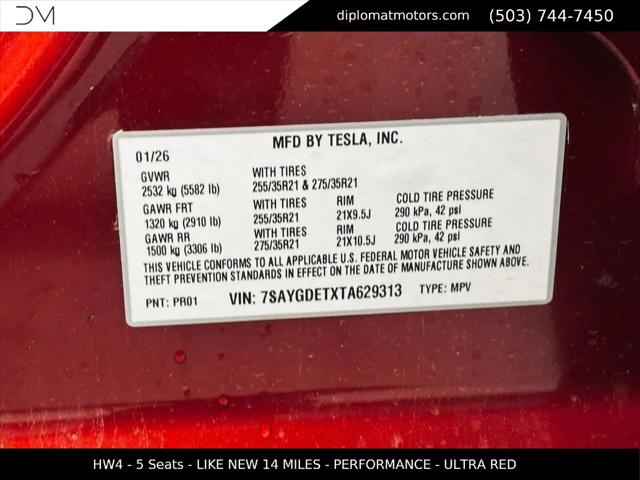 2026 Tesla Model Y Performance All-Wheel Drive