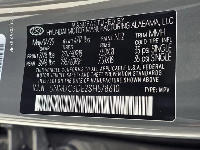 2025 Hyundai Tucson SEL Convenience
