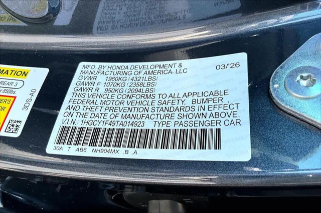 2026 Honda Accord Sedan SE