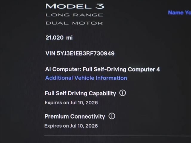 2024 Tesla Model 3 Long Range Dual Motor All-Wheel Drive