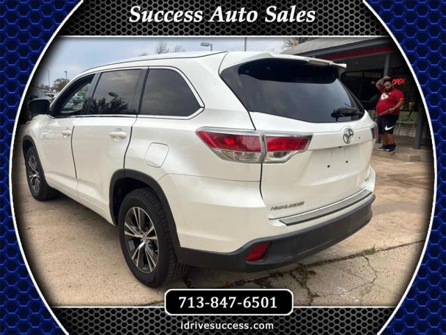 2016 Toyota Highlander XLE V6 for sale in Houston, TX