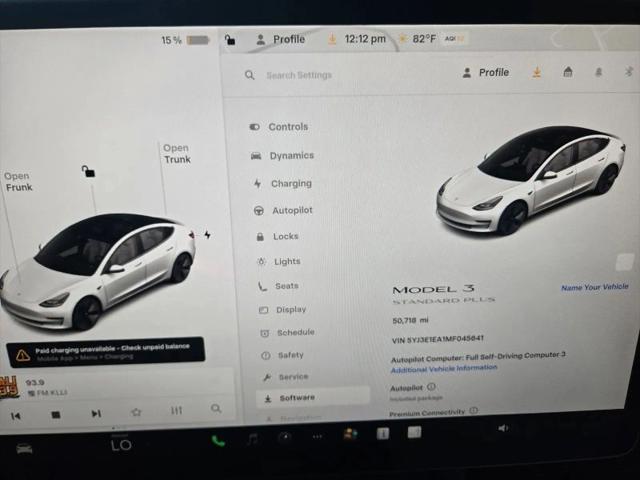 2021 Tesla Model 3 Standard Range Plus Rear-Wheel Drive