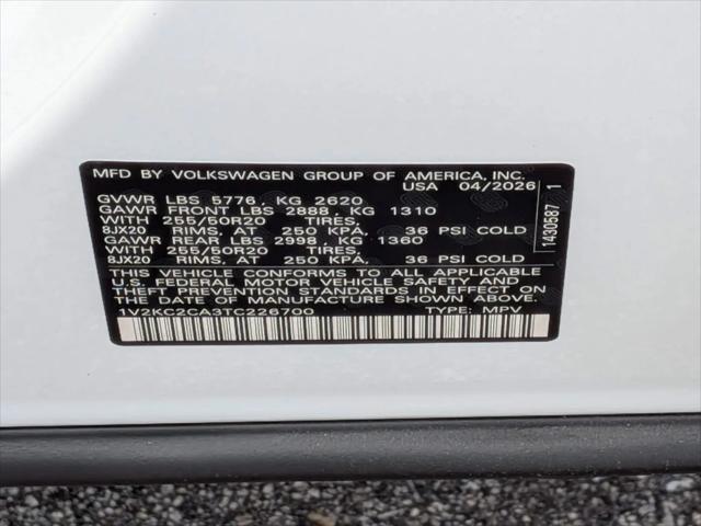 2026 Volkswagen Atlas Cross Sport SE with Technology