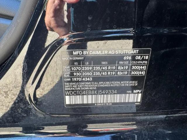 2019 Mercedes-Benz GLA-CLASS GLA 250 250
