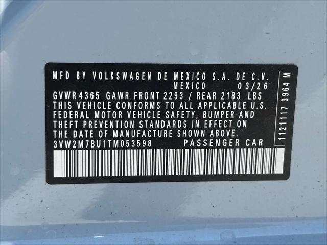 2026 Volkswagen Jetta GLI Autobahn
