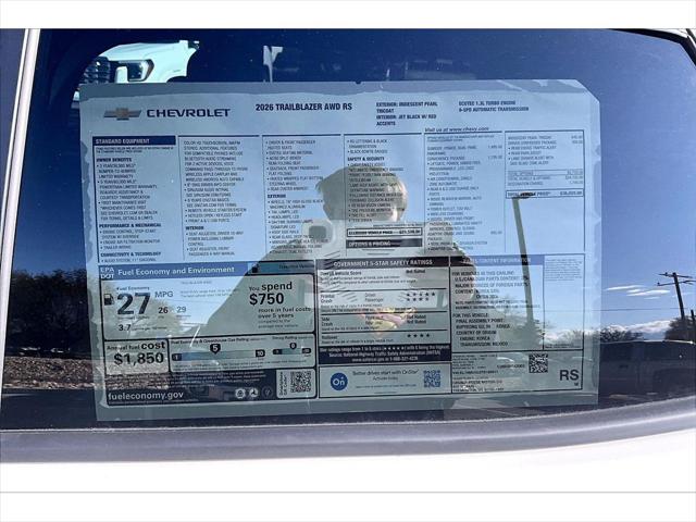 2026 Chevrolet TrailBlazer AWD RS