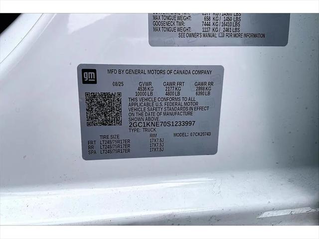 2025 Chevrolet Silverado 2500HD 4WD Crew Cab Standard Bed LT