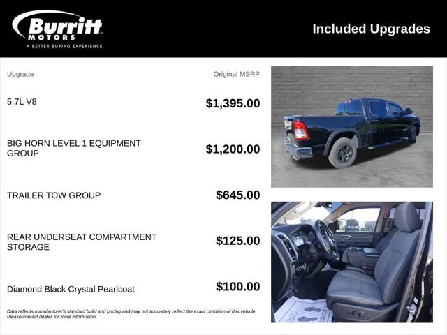 2019 Ram 1500 Big Horn/Lone Star Crew Cab 4x4 57 Box
