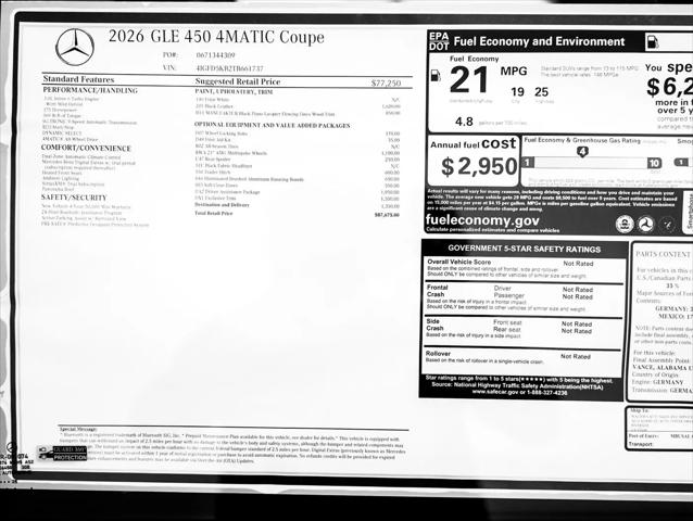 2026 Mercedes-Benz GLE 450 4MATIC