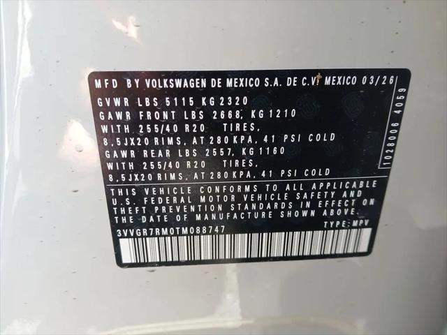 2026 Volkswagen Tiguan SE R-Line Black
