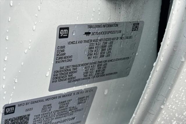 2023 GMC Sierra 1500 4WD Crew Cab Short Box Elevation with 3SB