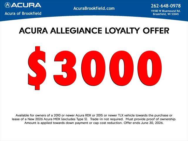 2026 Acura MDX Technology Package