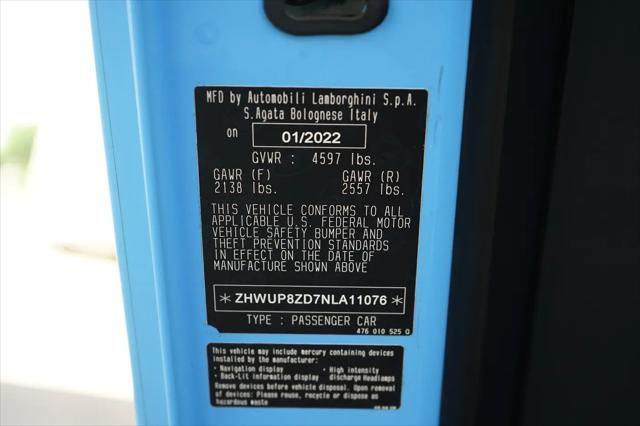 2022 Lamborghini Aventador LP 780-4 Ultimae