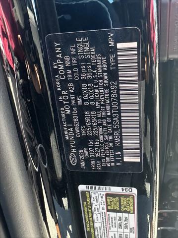 2026 Hyundai Palisade Hybrid Blue SEL 7P