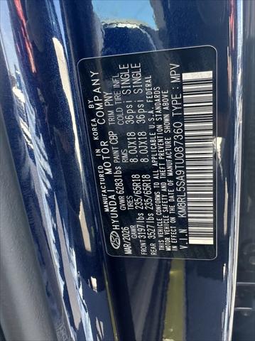 2026 Hyundai Palisade Hybrid Blue SEL 7P