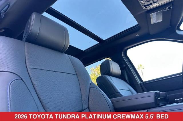 2026 Toyota Tundra Platinum CrewMax 5.5' Bed