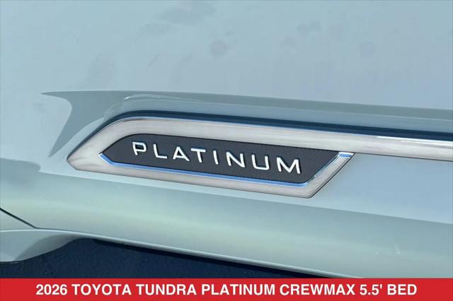 2026 Toyota Tundra Platinum CrewMax 5.5' Bed
