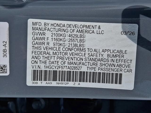 2026 Honda Accord Sedan Sport