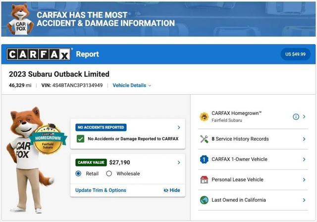 2023 Subaru Outback Limited