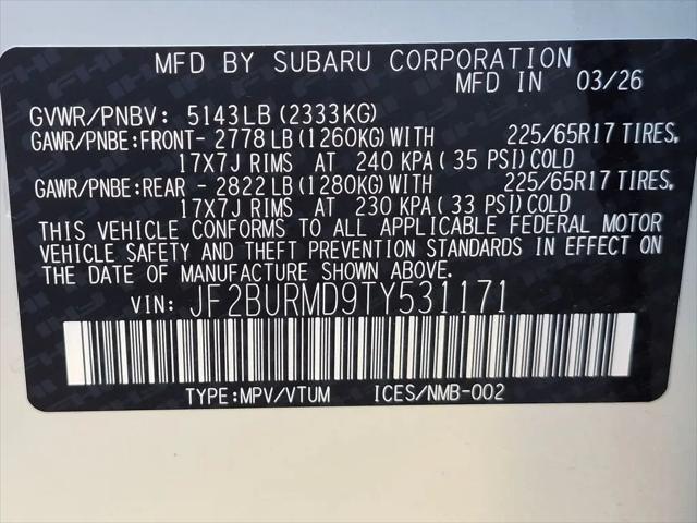 2026 Subaru Outback Wilderness