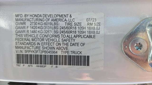 2023 Honda Ridgeline RTL-E