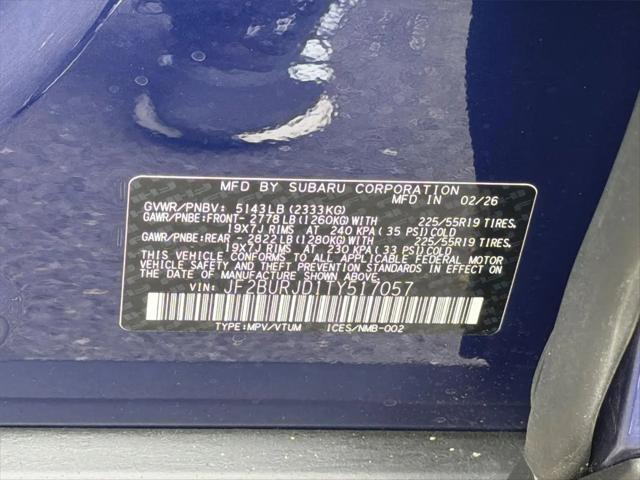 2026 Subaru Outback Touring XT
