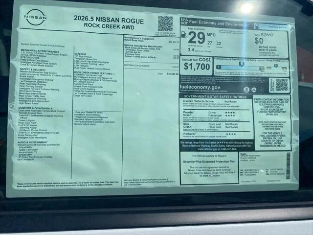 2026 Nissan Rogue Rock Creek