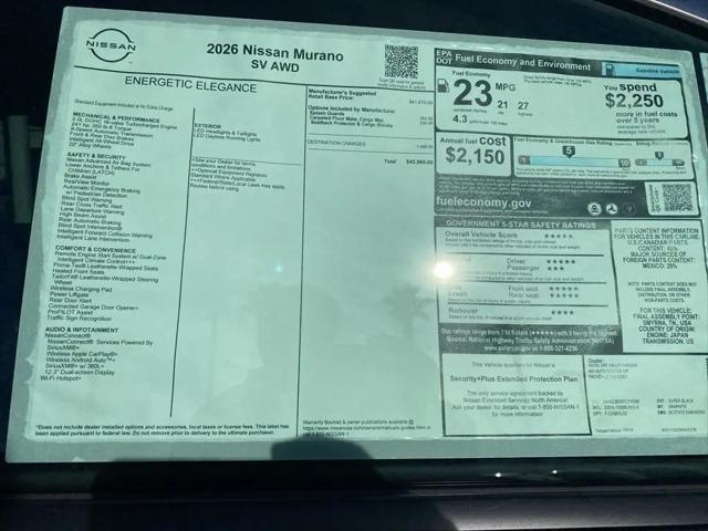 2026 Nissan Murano SV