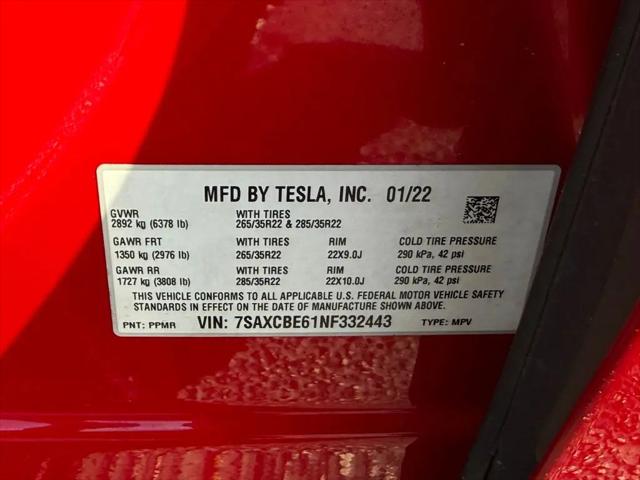 2022 Tesla Model X Plaid Tri Motor All-Wheel Drive