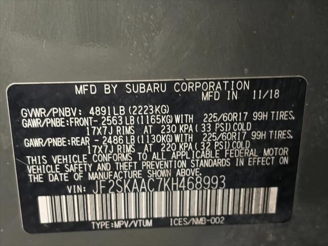 2019 Subaru Forester 2.5i