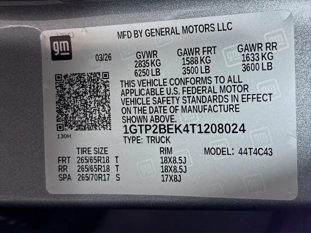 2026 GMC Canyon Elevation, 4WD