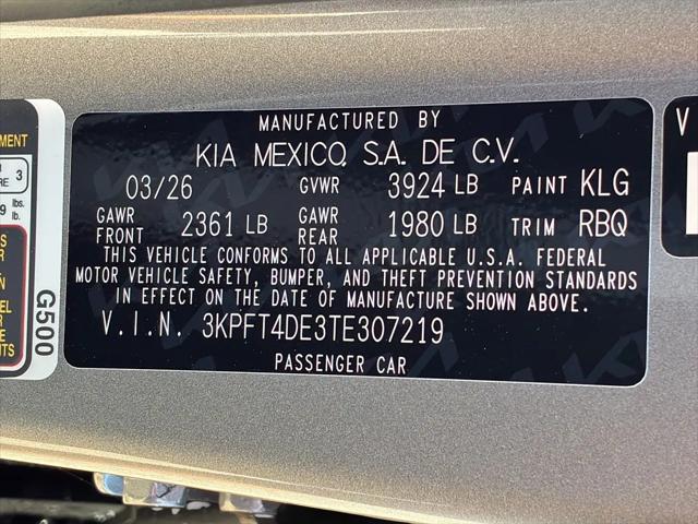 2026 Kia K4 LXS